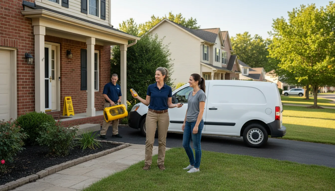 Water restoration image for Mildew Remediation in Oakland, MI